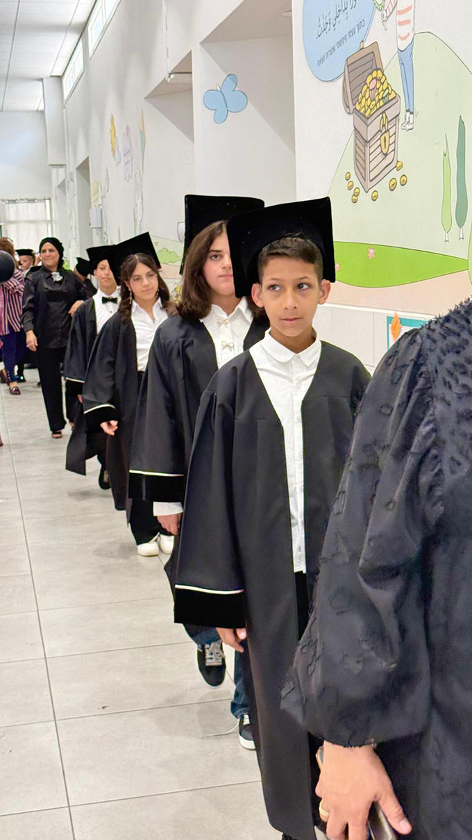 تخريج الفوج الثامن والعشرون في مدرسة المستقبل الابتدائية في جلجولية 
